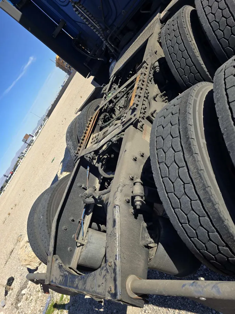 Underside inspection of a semi truck